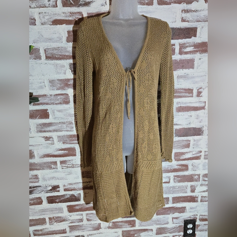 Elegant Open-Front Knit Cardigan
